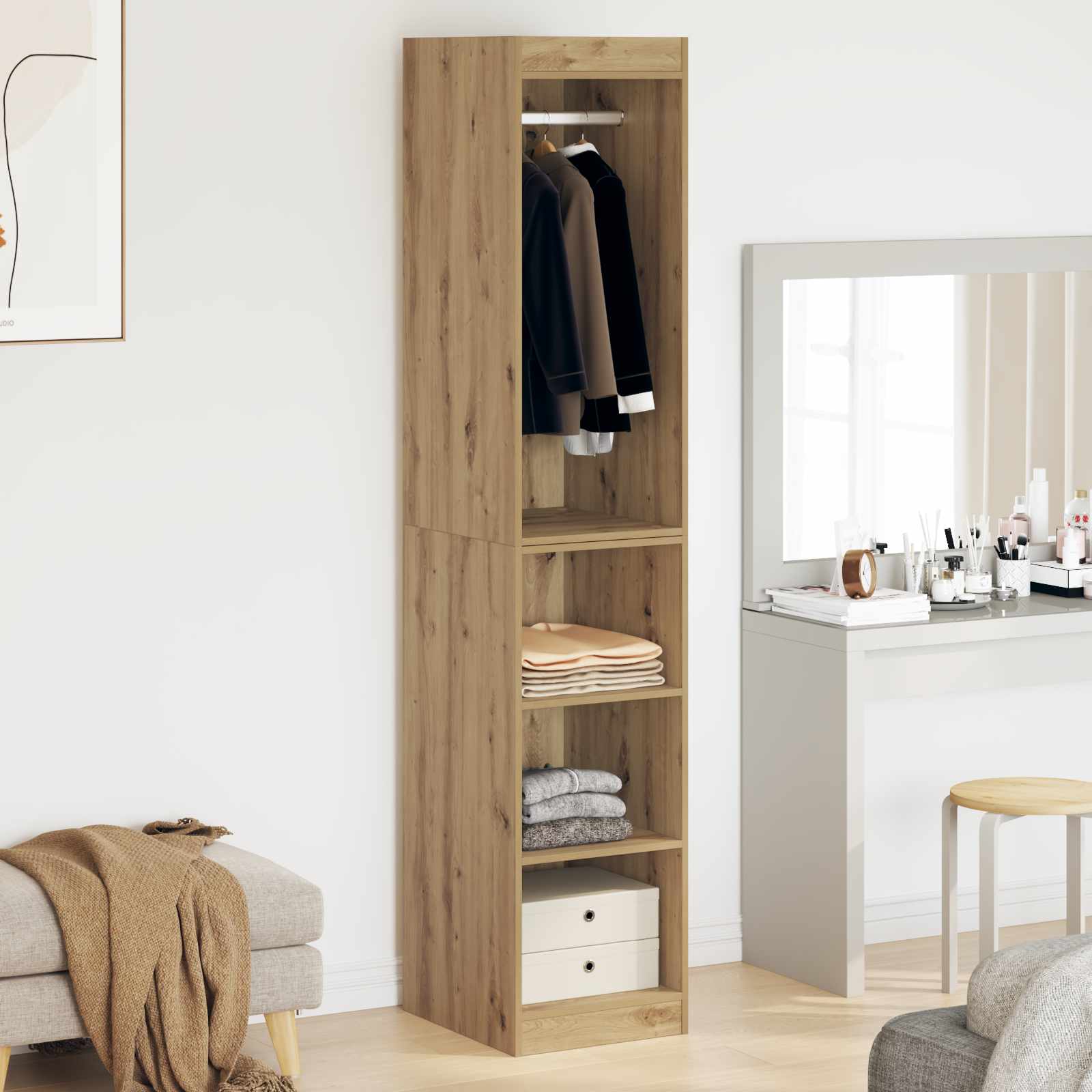 Armoire Chêne artisanal 41 x 48 x 102 cm - XIOS