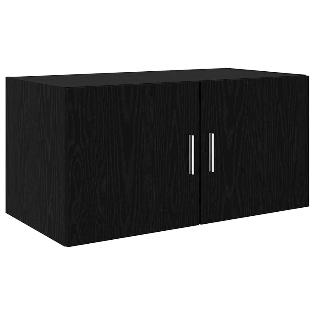 Meuble mural Chêne noir 80 x 42.5 x 40 cm Bois d'ingénierie - XIOS