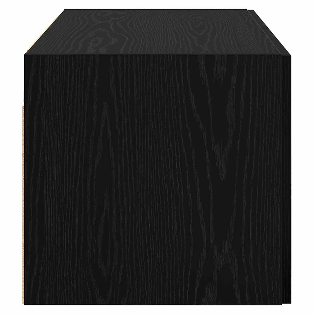 Meuble mural Chêne noir 80 x 42.5 x 40 cm Bois d'ingénierie - XIOS