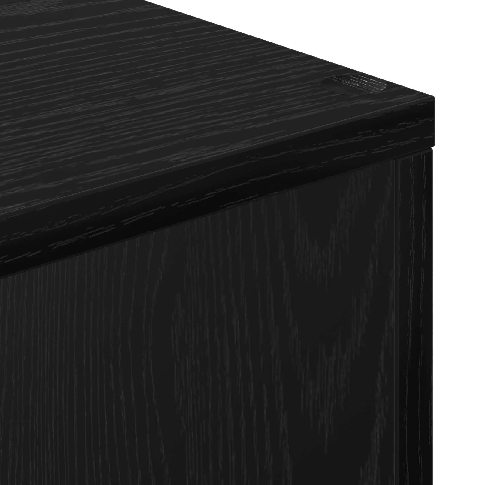 Cloison Bibliothèque Chêne noir 131,5 x 29 x 131,5 cm - XIOS