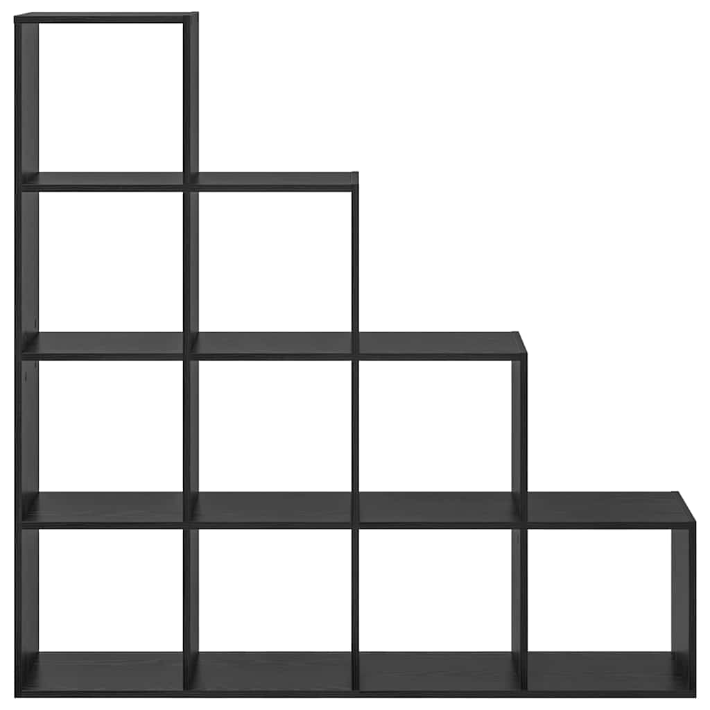 Cloison Bibliothèque Chêne noir 131,5 x 29 x 131,5 cm - XIOS