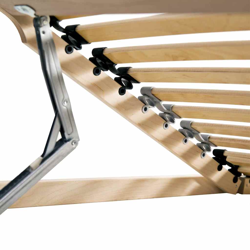 Sommier à lattes Marron 80 x 190 cm Bois de hêtre massif - XIOS