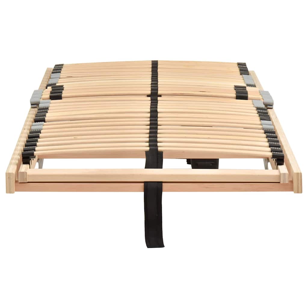 Sommier à lattes Marron 70 x 190 cm Bois de hêtre massif - XIOS