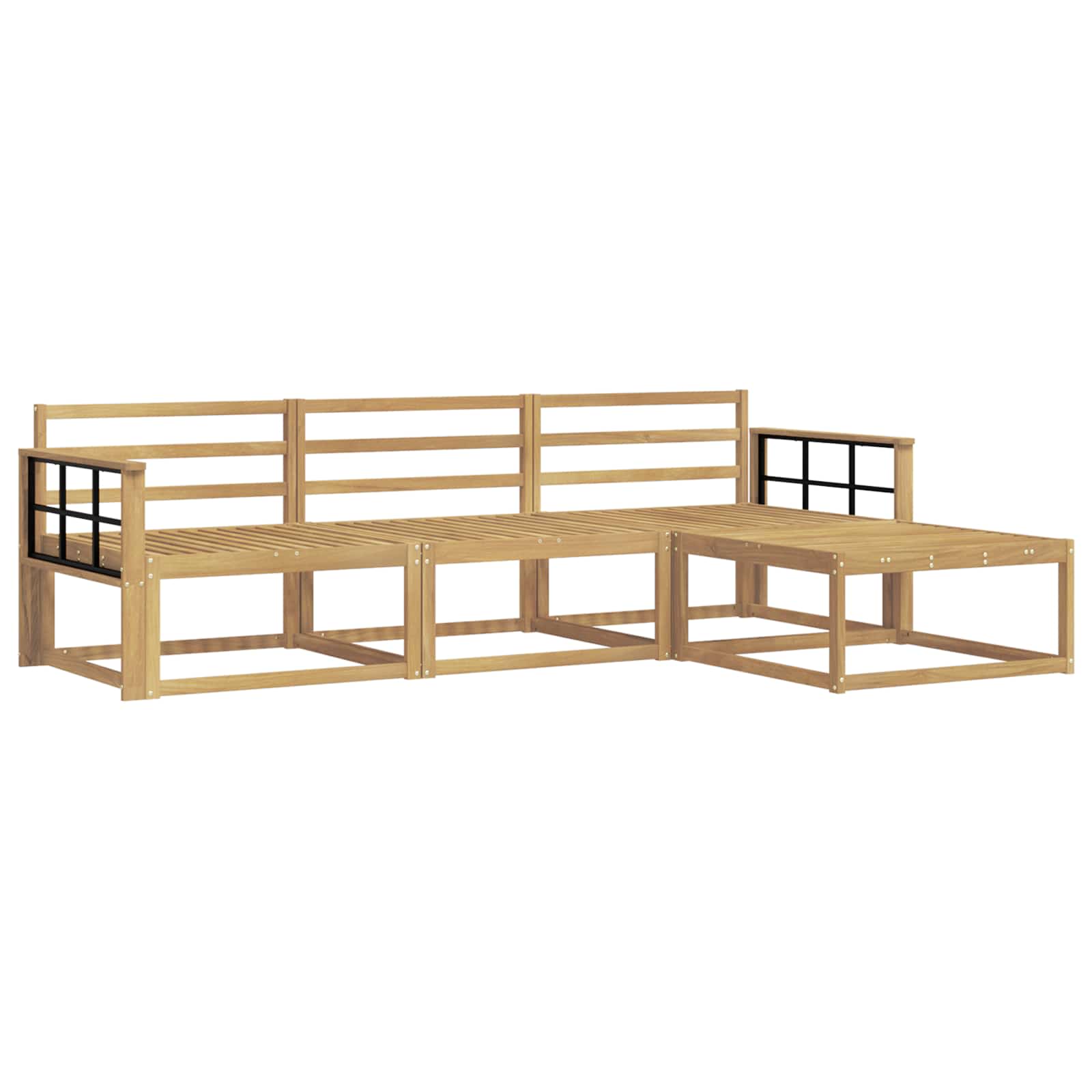 Ensemble de canapés d'extérieur 4 pcs Blanc - XIOS