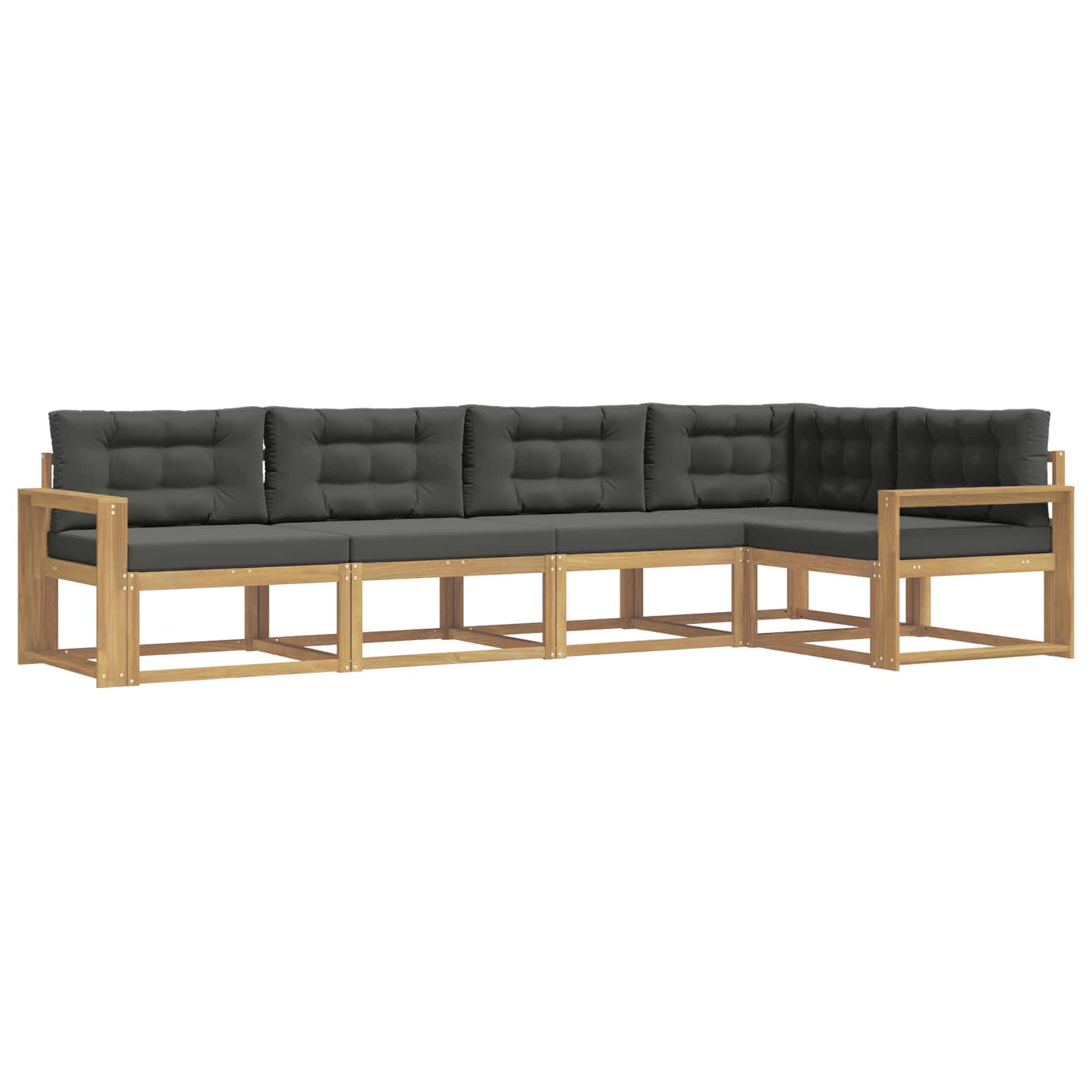 Ensemble de canapés d'extérieur 4 pcs Blanc et anthracite - XIOS