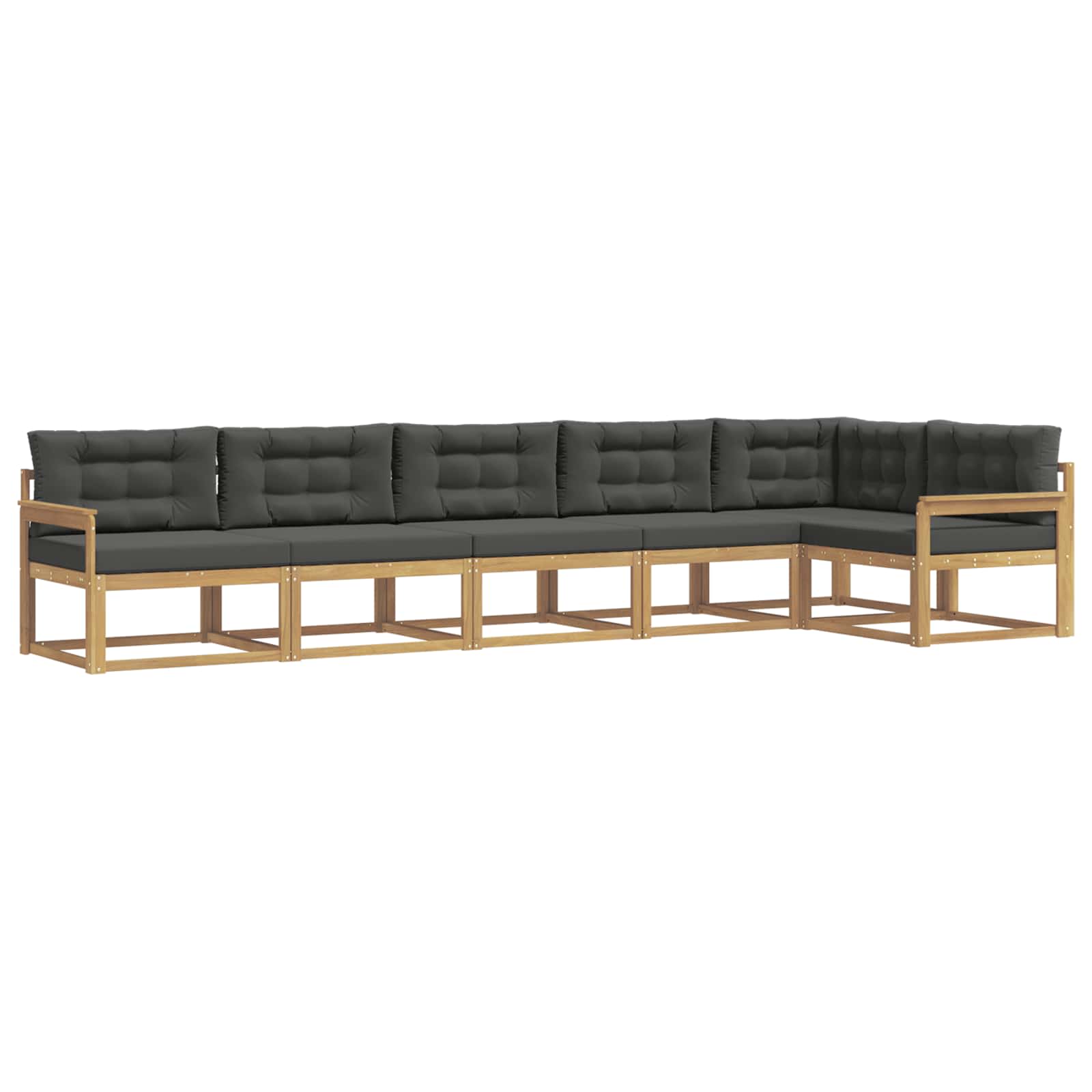 Ensemble de canapés d'extérieur 4 pcs Blanc et anthracite - XIOS