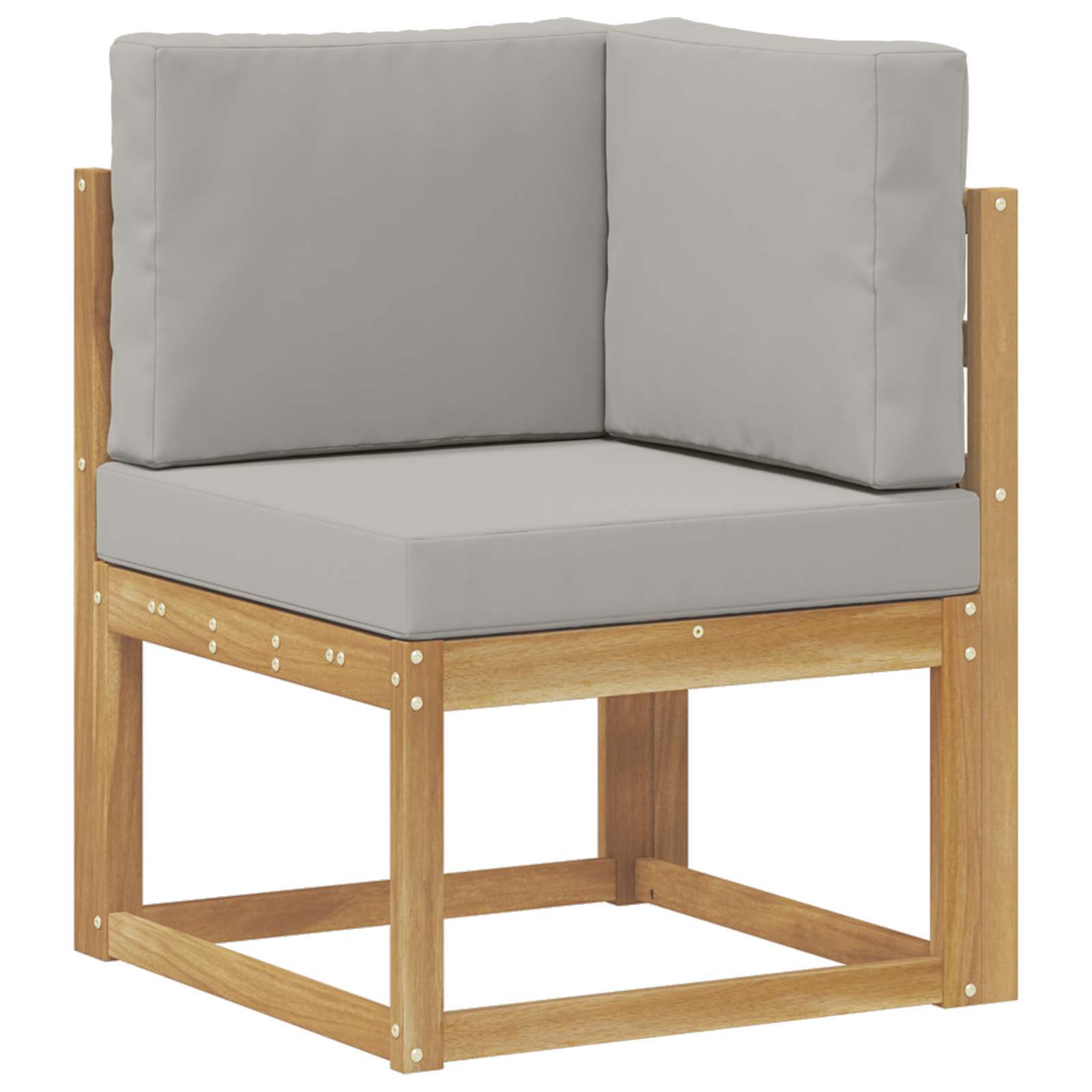 Ensemble de canapés d'extérieur 6 pcs Blanc et gris clair - XIOS