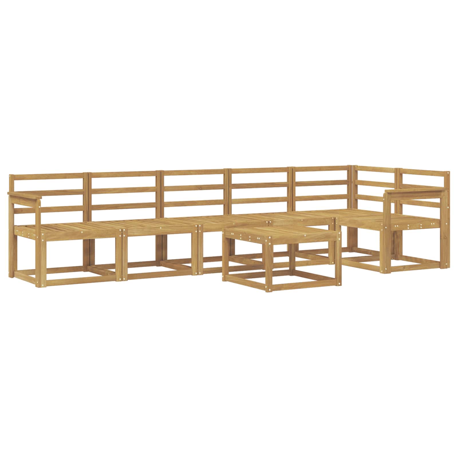 Ensemble de canapés d'extérieur 7 pcs Blanc - XIOS