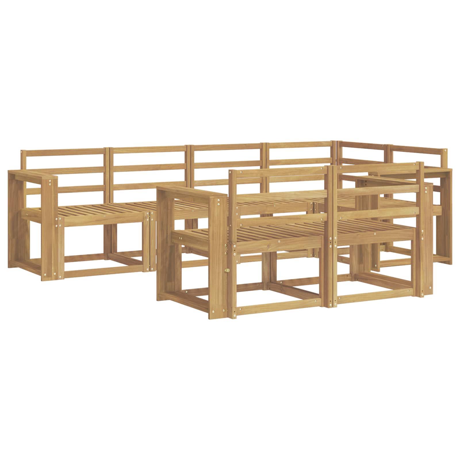 Ensemble de canapés d'extérieur 7 pcs Blanc - XIOS