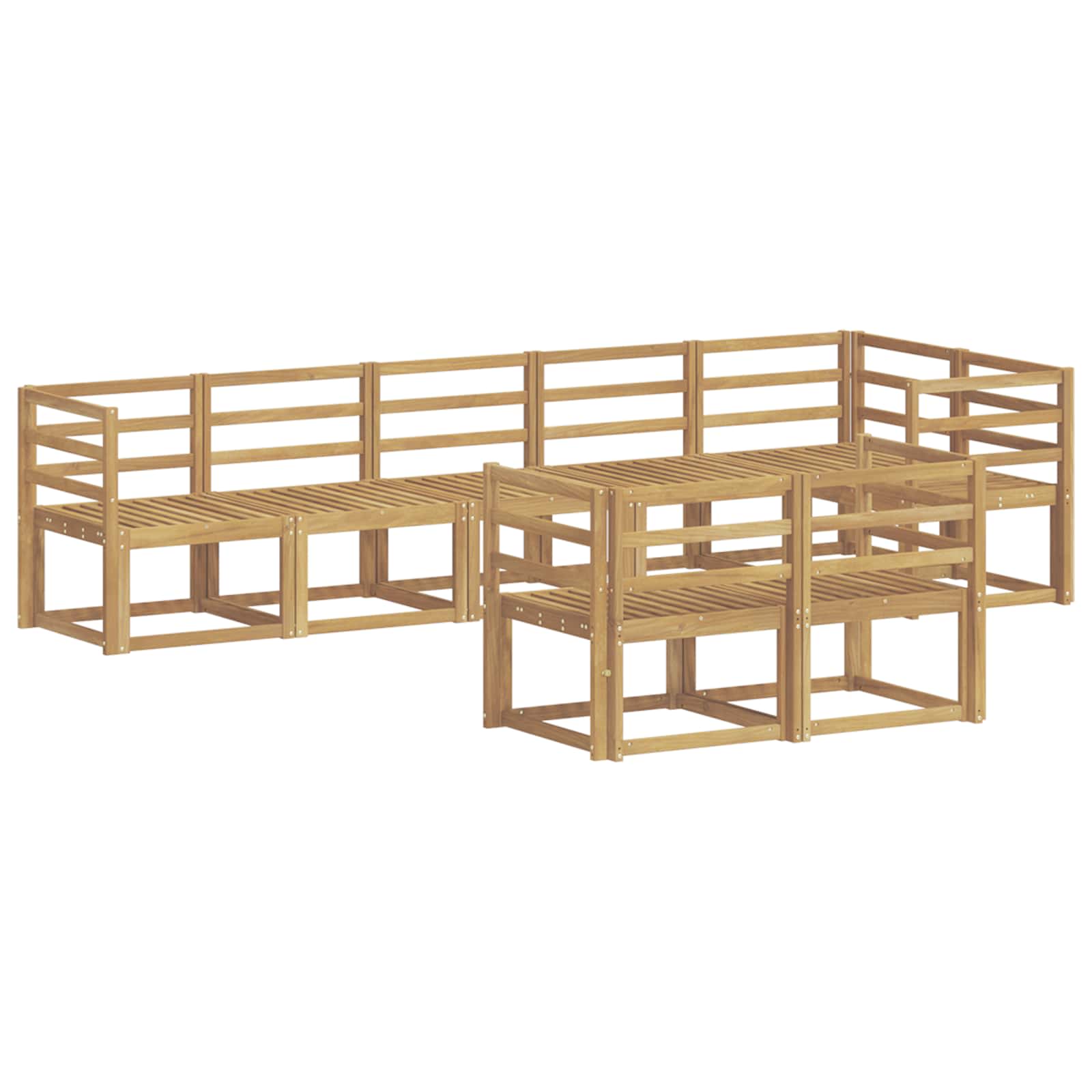 Ensemble de canapés d'extérieur 8 pcs Blanc - XIOS