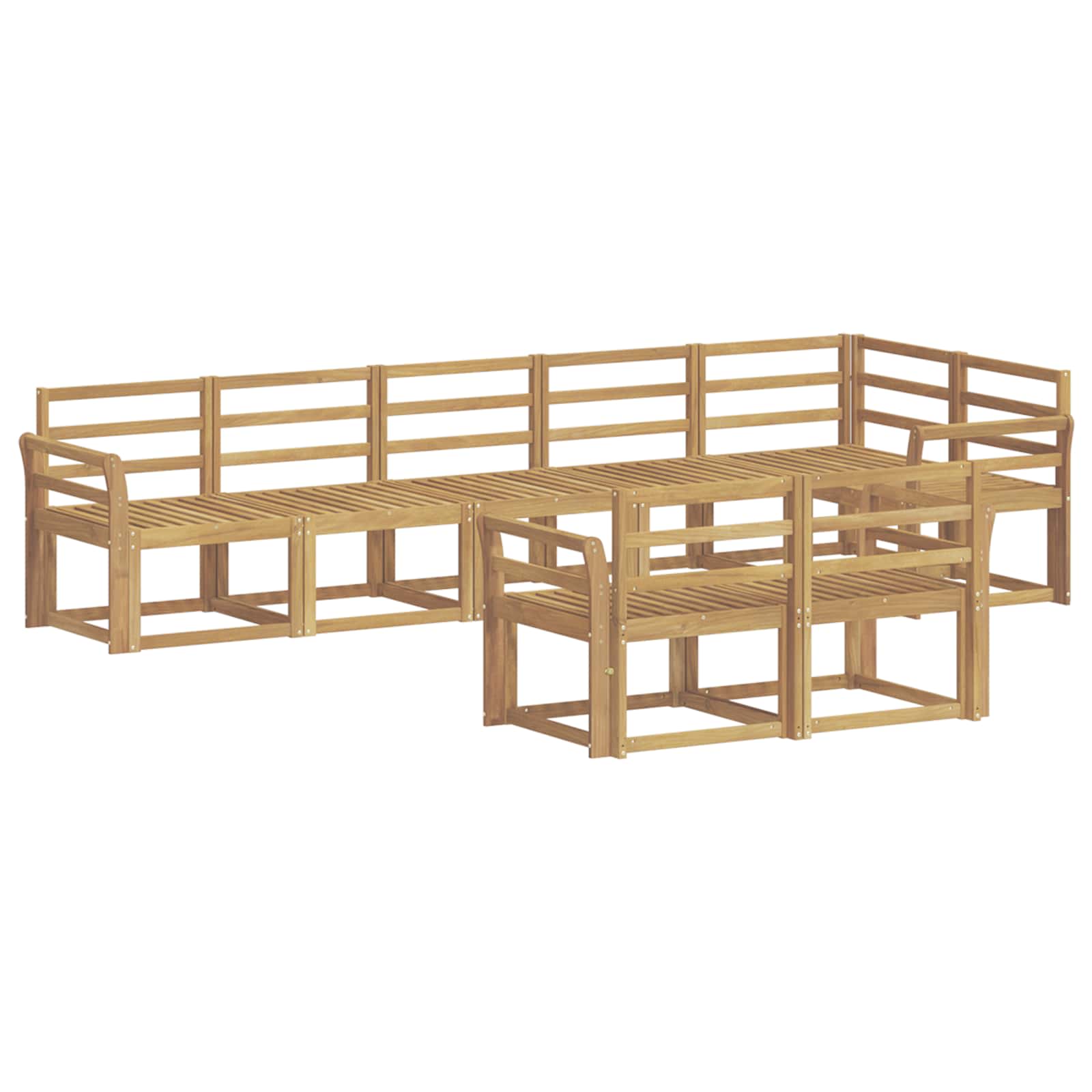 Ensemble de canapés d'extérieur 8 pcs Blanc - XIOS