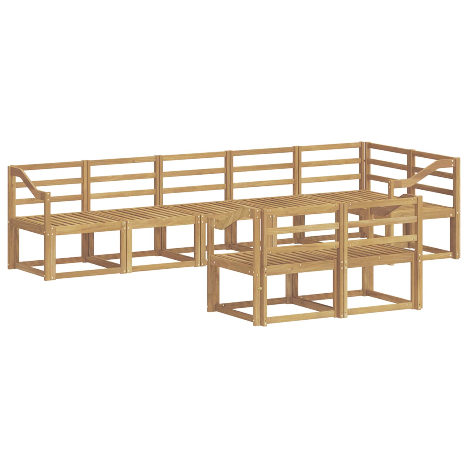 Ensemble de canapés d'extérieur 8 pcs Blanc - XIOS