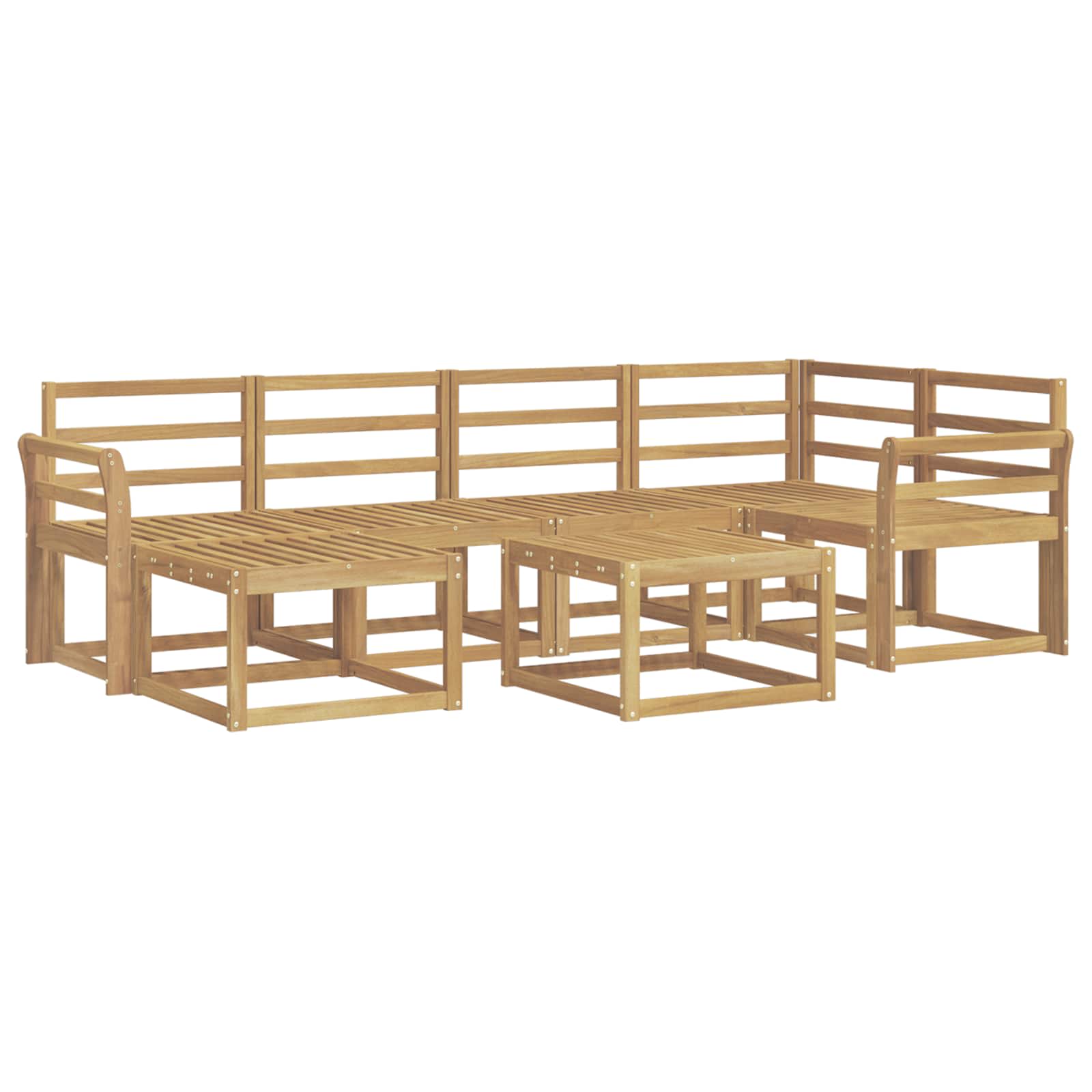 Ensemble de canapés d'extérieur 7 pcs Blanc - XIOS