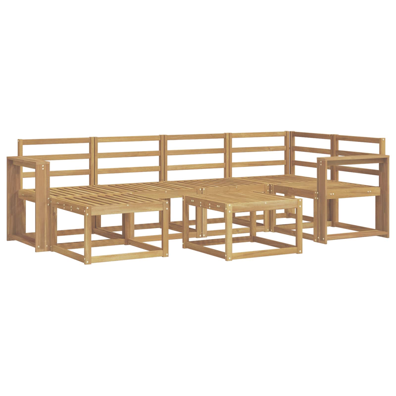 Ensemble de canapés d'extérieur 7 pcs Blanc - XIOS