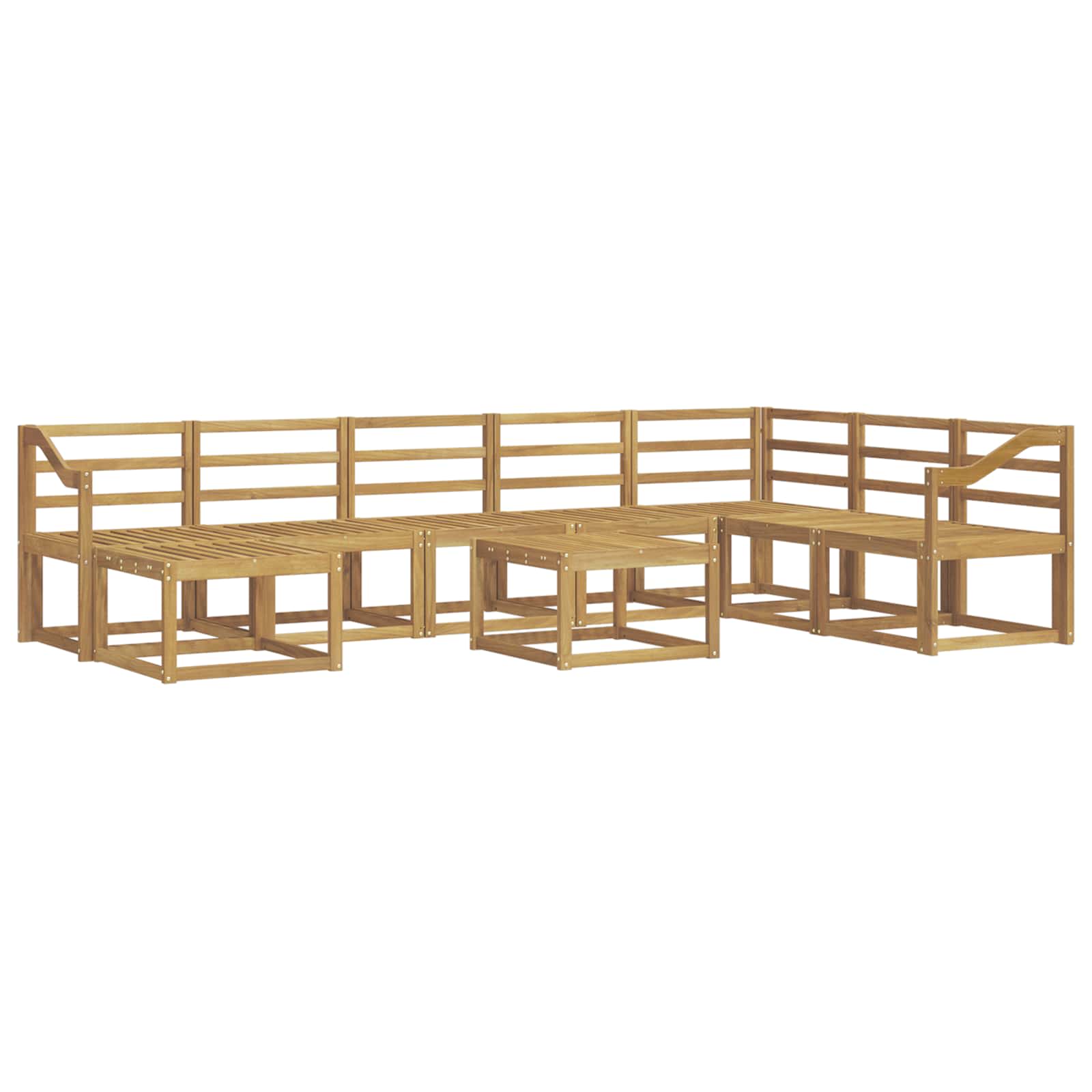 Ensemble de canapés d'extérieur 9 pcs Blanc - XIOS