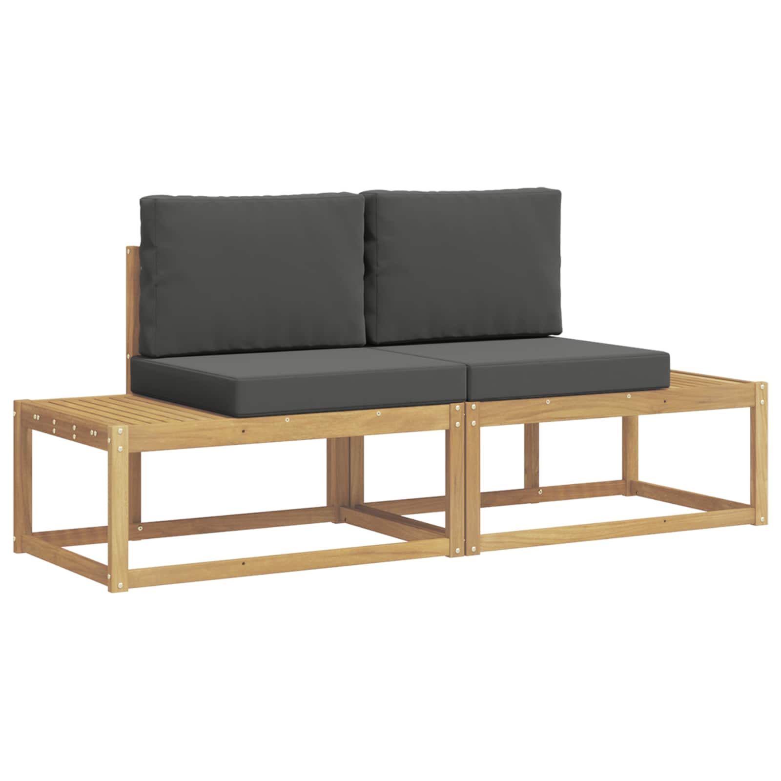 Ensemble de canapés d'extérieur 2 pcs Blanc et anthracite - XIOS