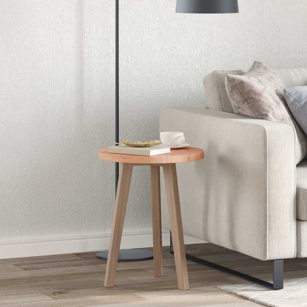 Plateau de table Marron clair Ø 40 x 2.5 cm Chêne massif - XIOS