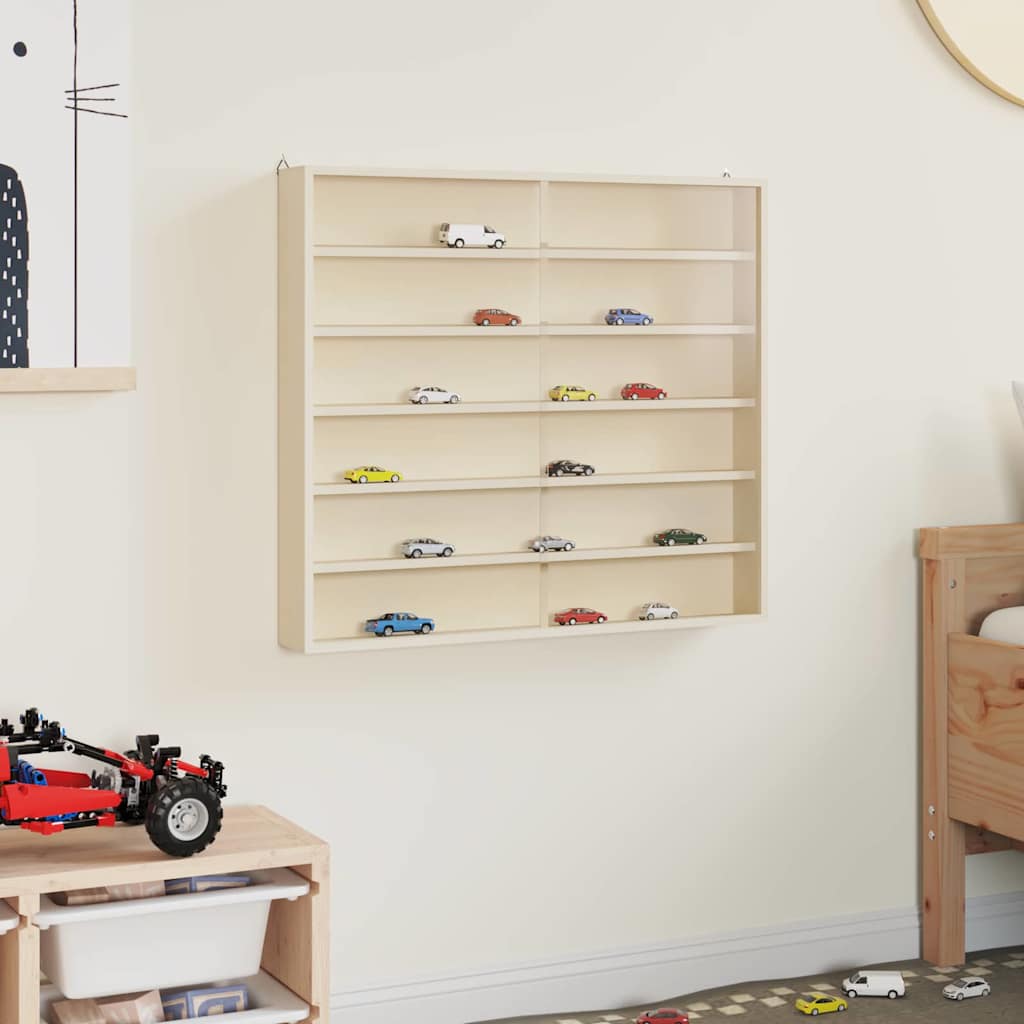 Vitrine Murale avec étagère Beige 60 x 8,5 x 54 cm Contreplaqué - XIOS