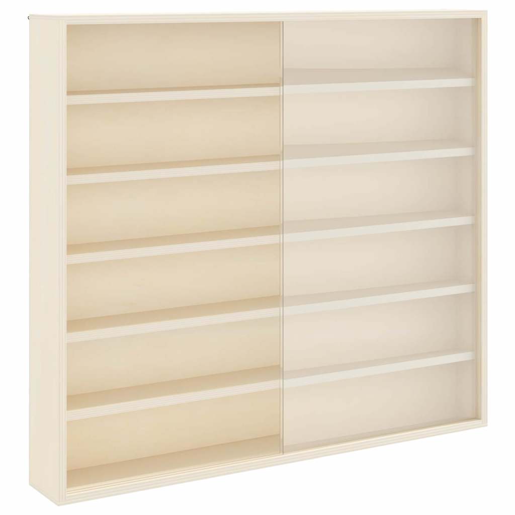 Vitrine Murale avec étagère Beige 60 x 8,5 x 54 cm Contreplaqué - XIOS