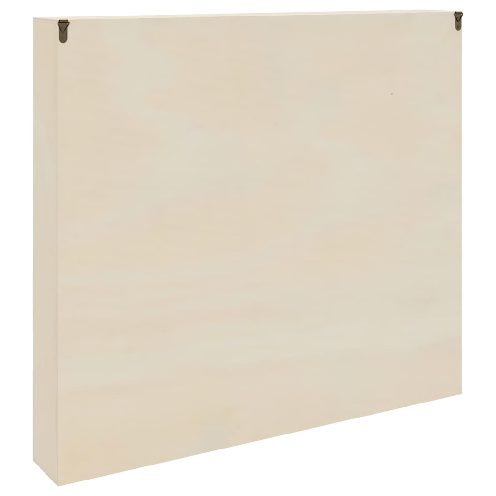 Vitrine Murale avec étagère Beige 60 x 8,5 x 54 cm Contreplaqué - XIOS