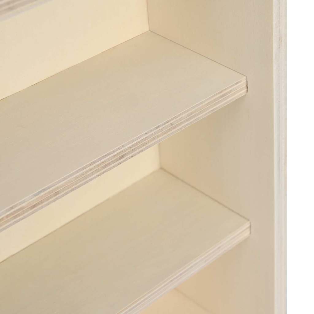 Vitrine Murale avec étagère Beige 80 x 8,5 x 54 cm Contreplaqué