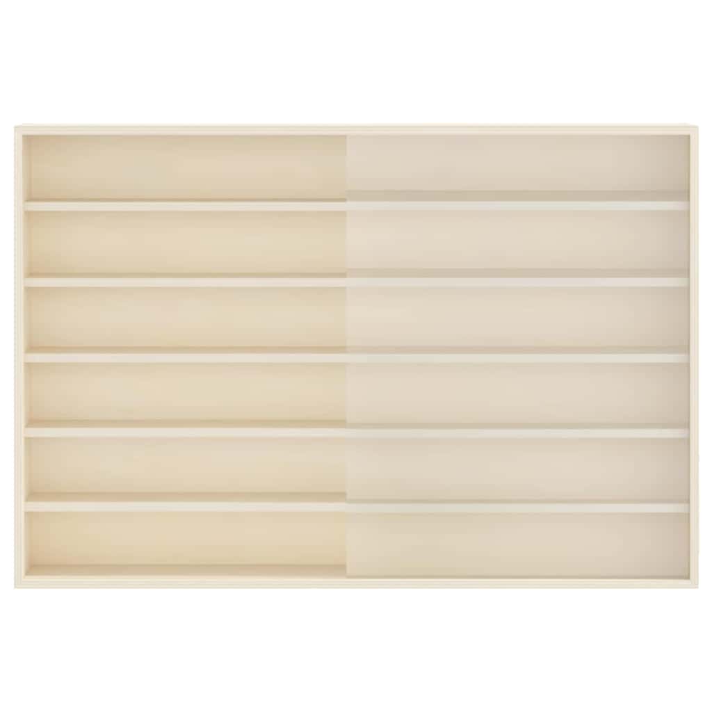 Vitrine Murale avec étagère Beige 80 x 8,5 x 54 cm Contreplaqué