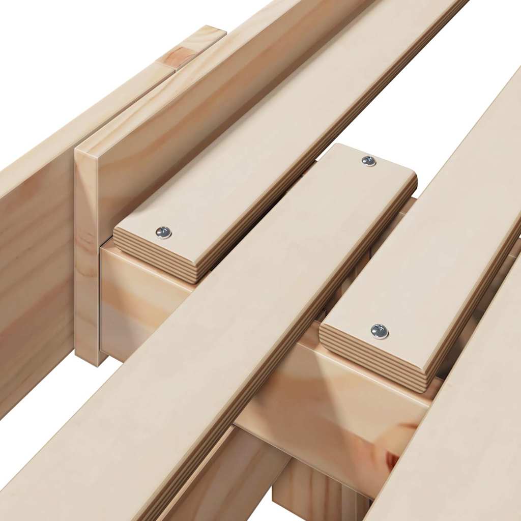 Cadre de lit Marron 80 x 200 cm Bois d'ingénierie - XIOS