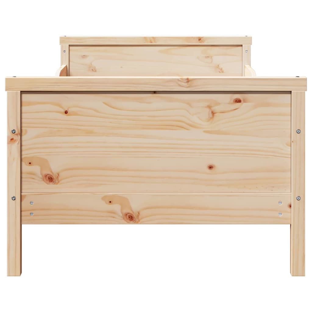 Cadre de lit Marron 80 x 200 cm Bois d'ingénierie - XIOS
