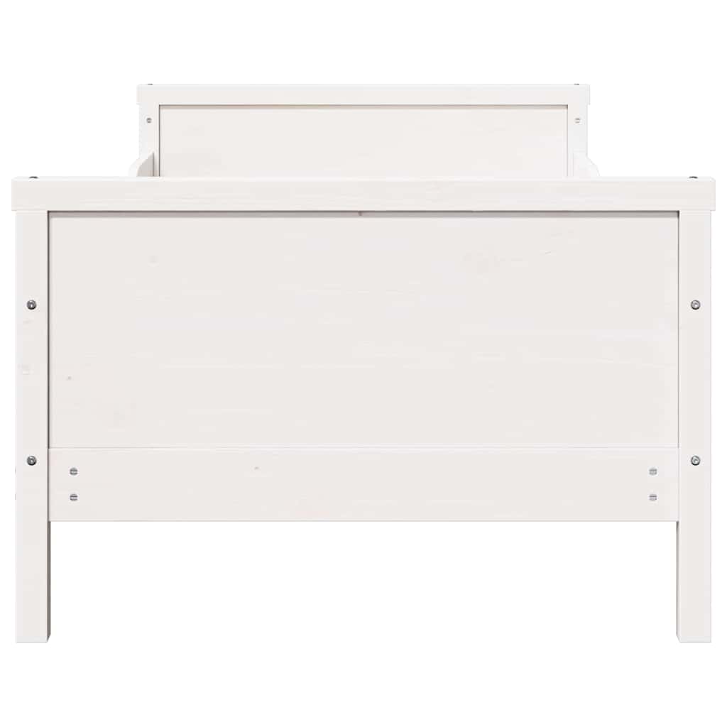 Cadre de lit Blanc 80 x 200 cm Bois d'ingénierie - XIOS