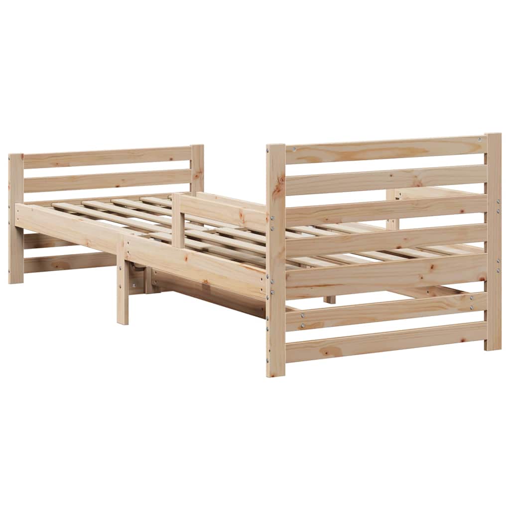 Cadre de lit Marron 80 x 200 cm Bois d'ingénierie - XIOS