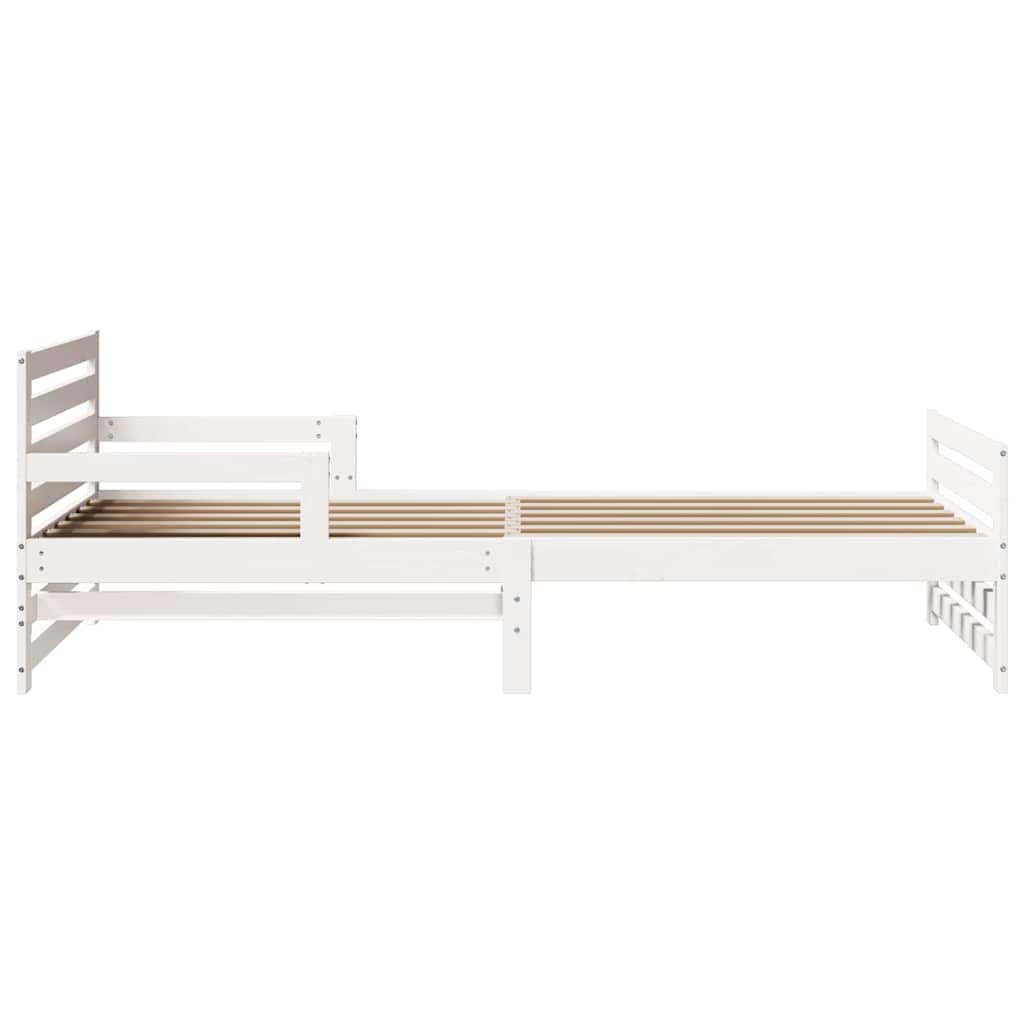 Cadre de lit Blanc 80 x 200 cm Bois d'ingénierie - XIOS