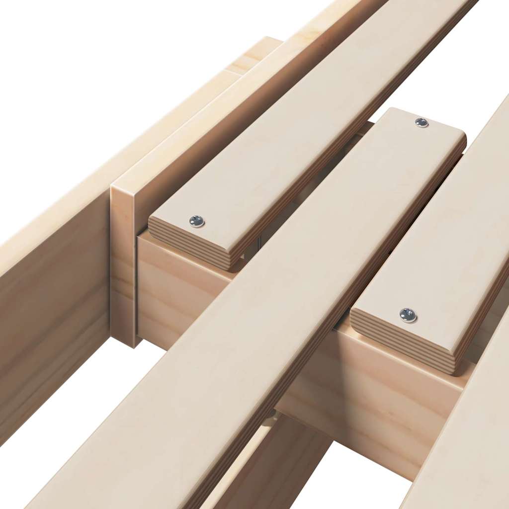 Cadre de lit Marron 80 x 200 cm Bois d'ingénierie - XIOS