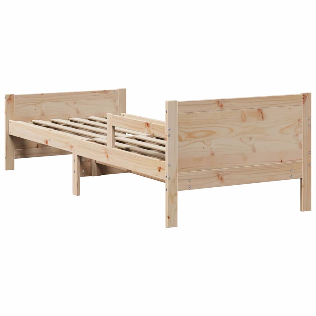 Cadre de lit Marron 80 x 200 cm Bois d'ingénierie - XIOS