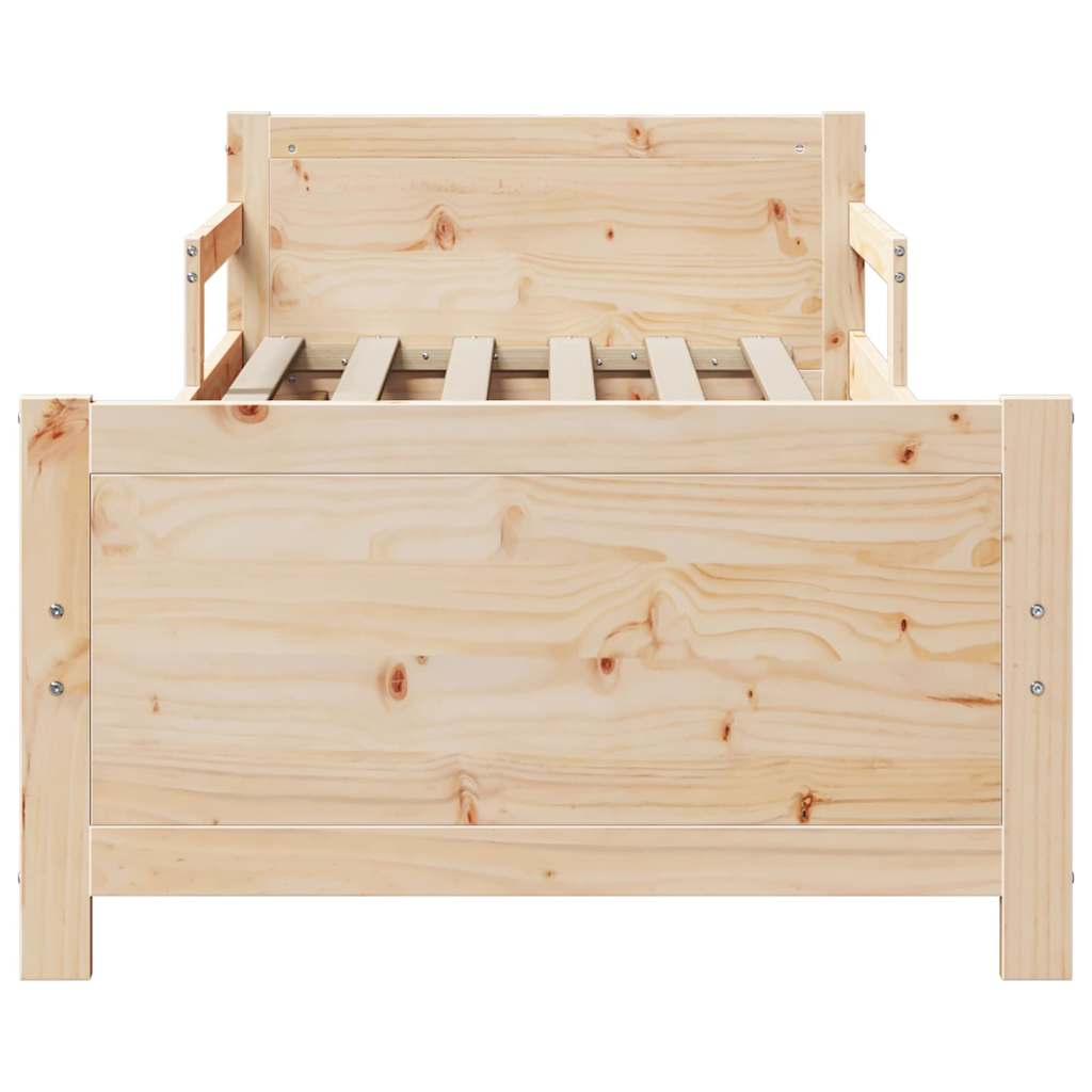 Cadre de lit Marron 80 x 200 cm Bois d'ingénierie - XIOS