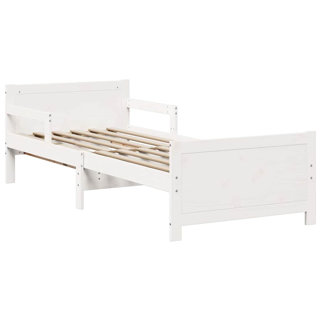 Cadre de lit Blanc 80 x 200 cm Bois d'ingénierie - XIOS