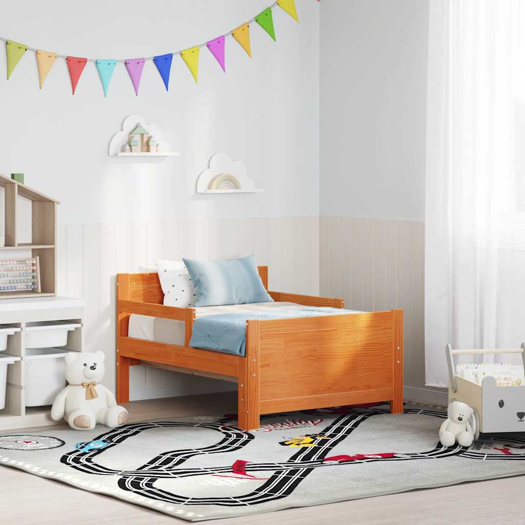 Lit extensible pour enfants Marron cire 80 x 130 / 165 / 200 cm - XIOS