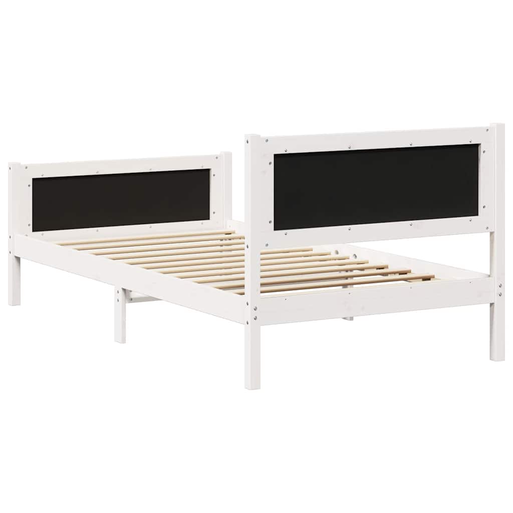 Cadre de lit Gris clair 100 x 200 cm Pin massif - XIOS