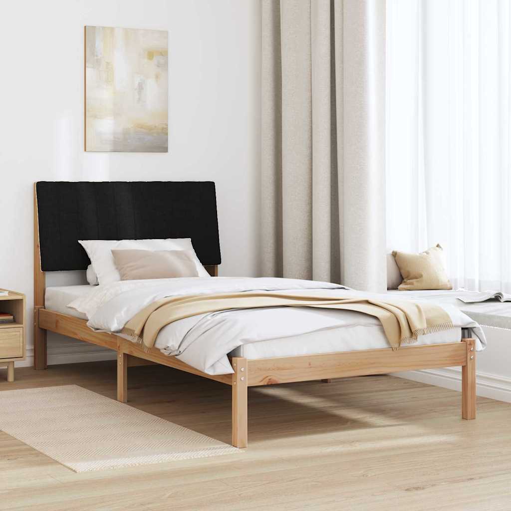 Cadre de lit avec tête de lit Marron 100 x 200 cm Pin massif - XIOS