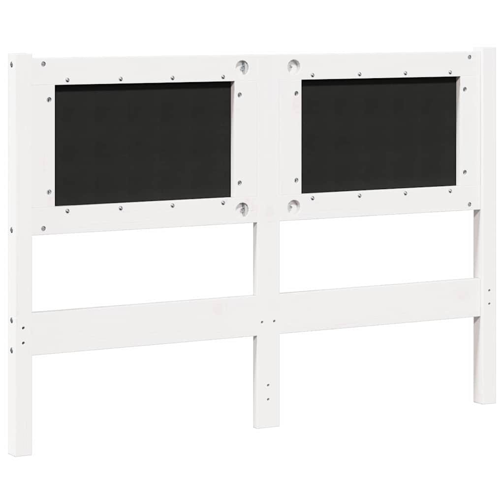 Tête de lit Autre Blanc 135 cm Bois massif en pin - XIOS