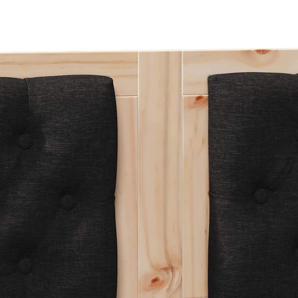 Tête de lit Autre Marron et noir 200 cm Bois massif en pin - XIOS