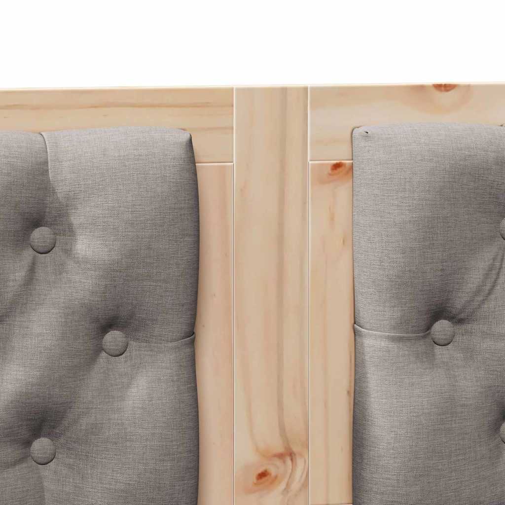 Tête de lit Autre Marron et taupe 200 cm Bois massif en pin - XIOS