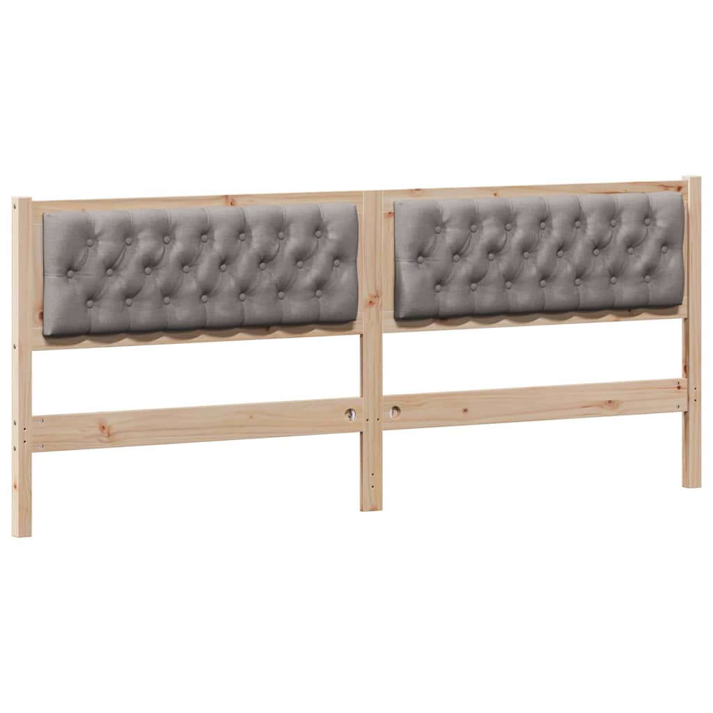 Tête de lit Autre Marron et taupe 200 cm Bois massif en pin - XIOS