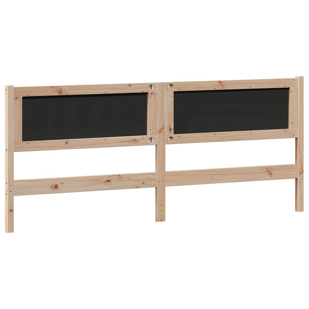 Tête de lit Autre Marron et taupe 200 cm Bois massif en pin - XIOS