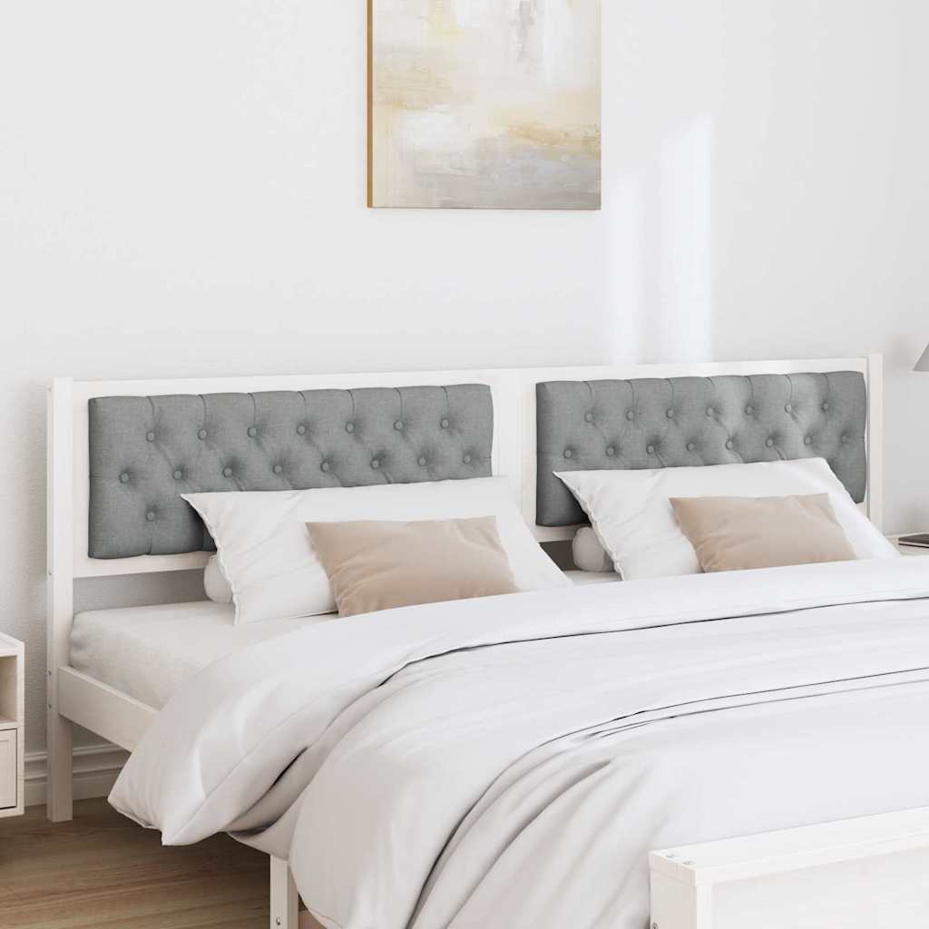 Tête de lit Autre Blanc et gris clair 200 cm Bois massif en pin - XIOS
