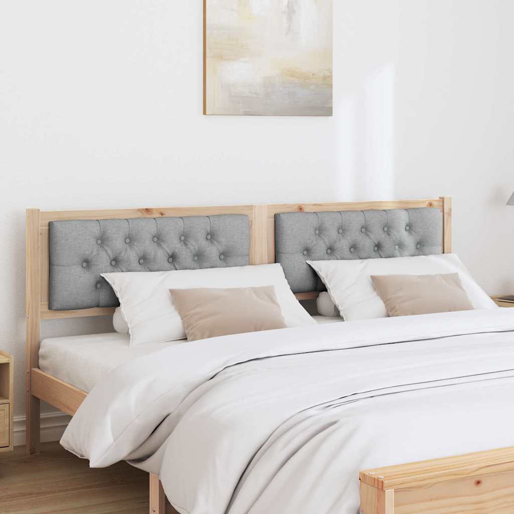 Tête de lit Marron et gris clair 180 cm Bois massif en pin - XIOS