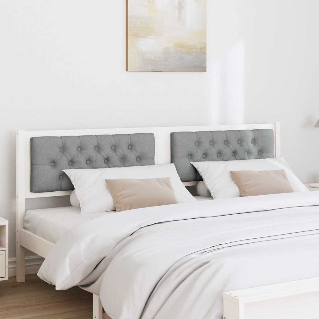 Tête de lit Autre Blanc et gris clair 180 cm Bois massif en pin - XIOS