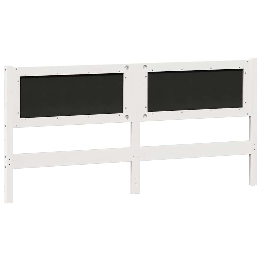 Tête de lit Autre Blanc et gris clair 180 cm Bois massif en pin - XIOS