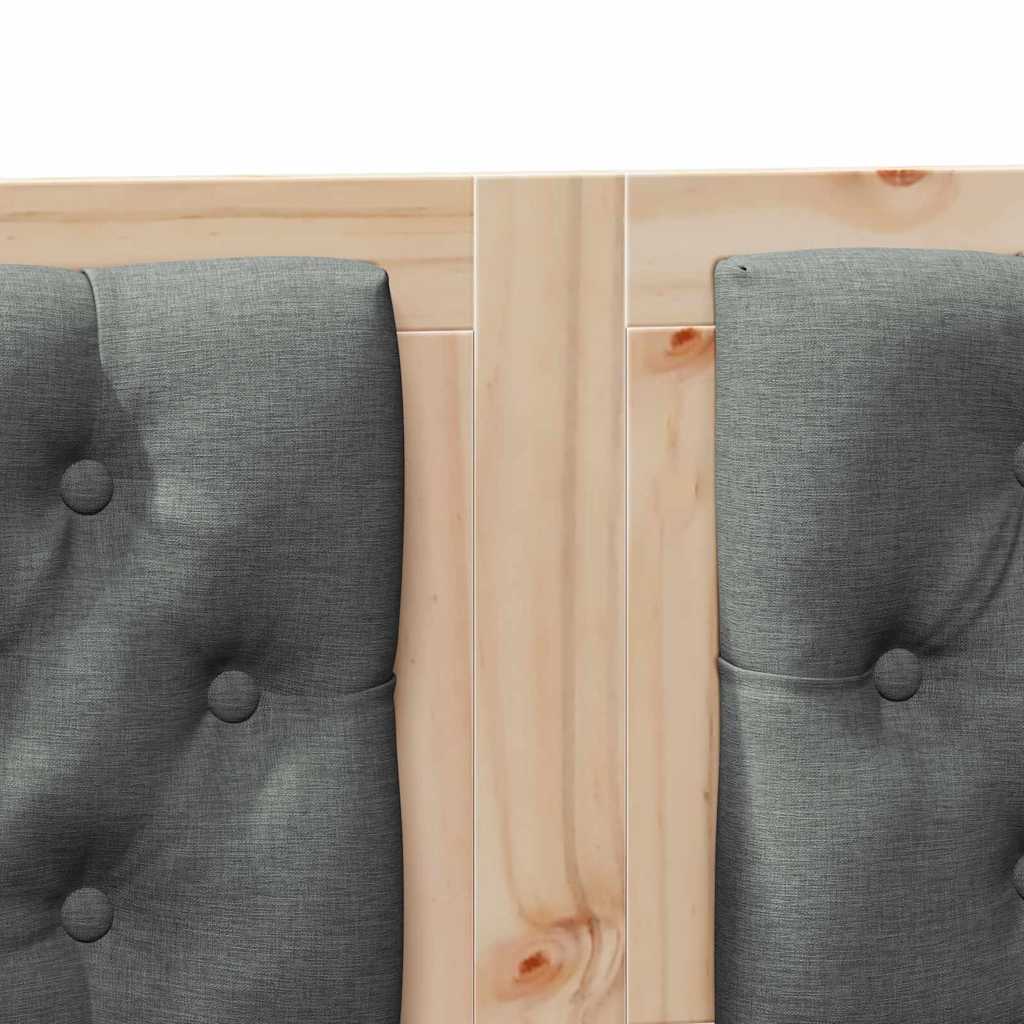 Tête de lit marron et gris foncé 160 cm Bois massif en pin - XIOS