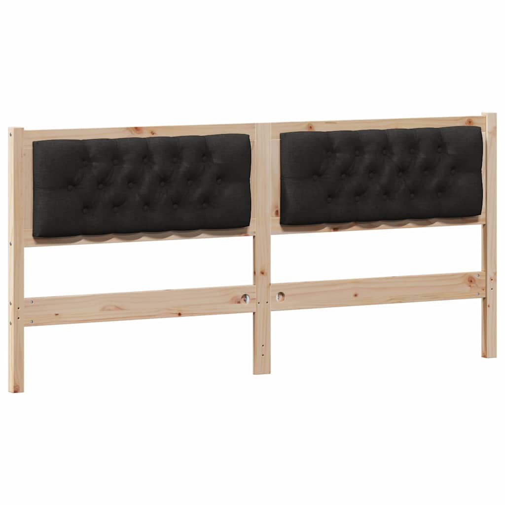 Tête de lit Autre Marron et noir 160 cm Bois massif en pin - XIOS