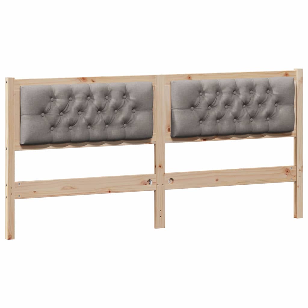 Tête de lit Autre Marron et taupe 160 cm Bois massif en pin - XIOS